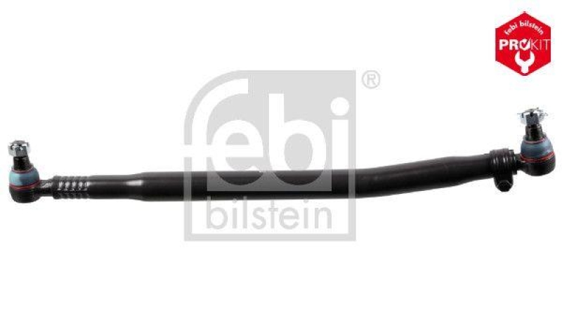 FEBI BILSTEIN 18412 Lenkstange mit Kronenmuttern und Splinten, vom Lenkgetriebe zur 1. Vorderachse f&uuml;r Volvo