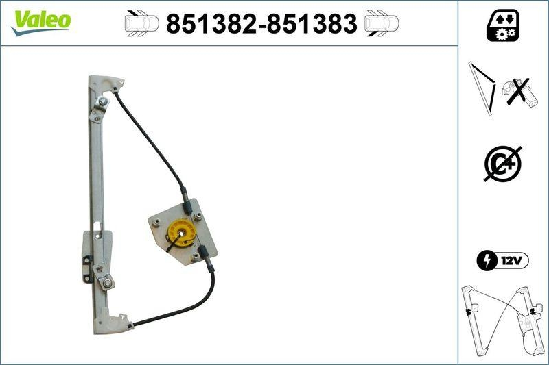 VALEO 851382 Fensterheber hinten links Hyundai IX (10>)