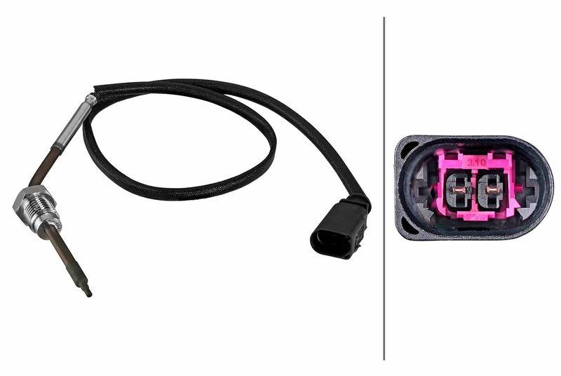HELLA 6PT 010 376-741 Sensor, Abgastemperatur