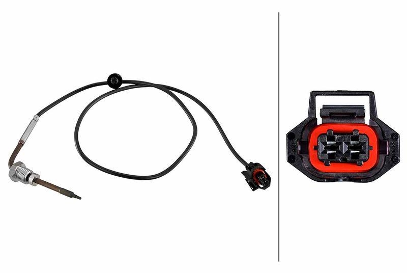 HELLA 6PT 010 376-751 Sensor, Abgastemperatur