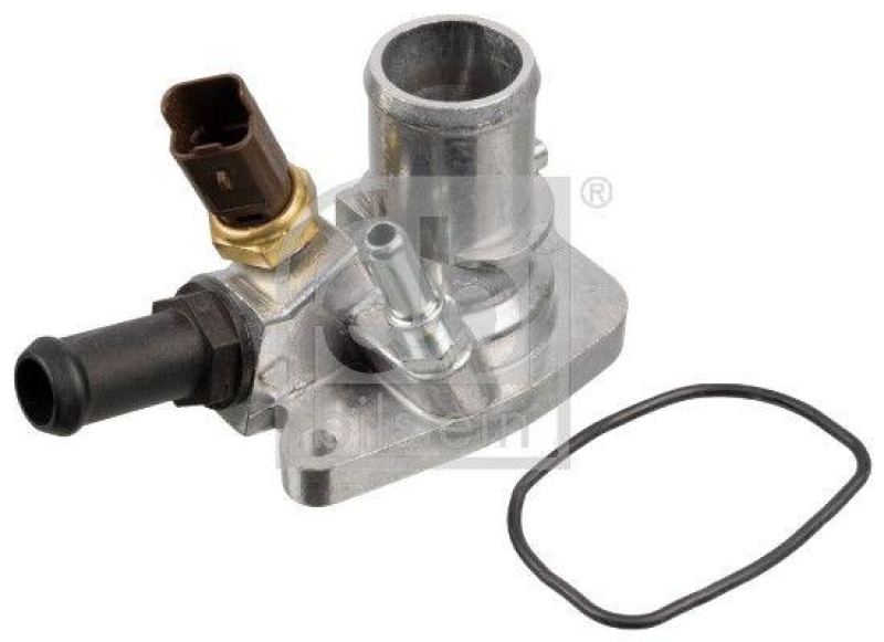 FEBI BILSTEIN 170513 Thermostat mit Geh&auml;use, Dichtung und Temperaturschalter f&uuml;r Fiat