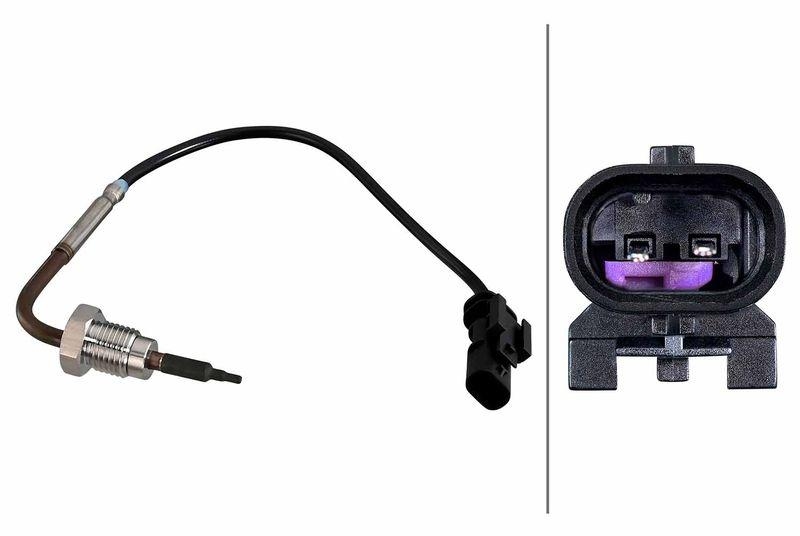 HELLA 6PT 010 376-761 Sensor, Abgastemperatur