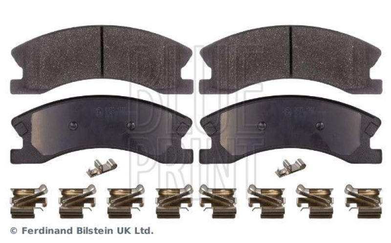 BLUE PRINT ADA104217 Bremsbelagsatz mit Befestigungsmaterial für Chrysler