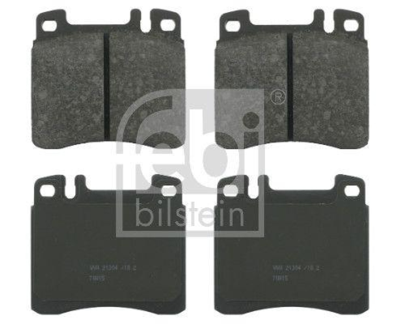 FEBI BILSTEIN 16249 Bremsbelagsatz f&uuml;r Mercedes-Benz