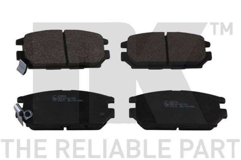 NK 223024 Bremsbelagsatz, Scheibenbremse f&uuml;r MITSUBISHI