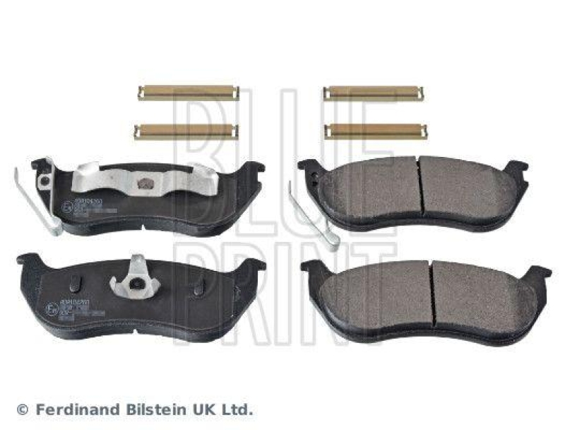 BLUE PRINT ADA104260 Bremsbelagsatz mit Befestigungsmaterial f&uuml;r Chrysler