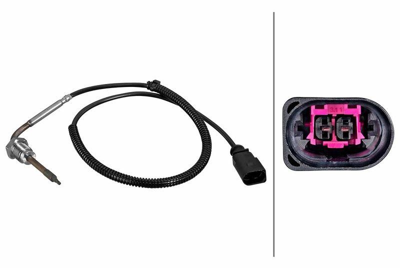 HELLA 6PT 010 376-801 Sensor, Abgastemperatur