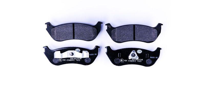 HELLA 8DB 355 012-481 Bremsbelagsatz, Scheibenbremsbelag f&uuml;r FORD USA