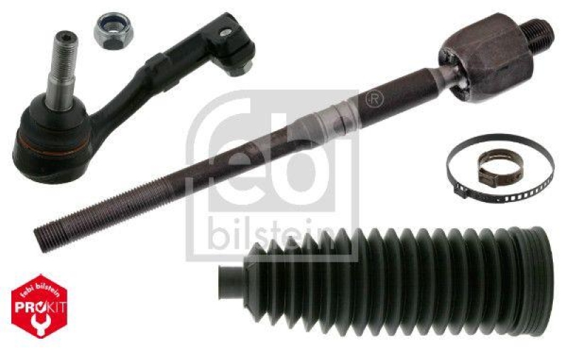 FEBI BILSTEIN 40515 Spurstange mit Endst&uuml;ck, Manschette und Anbaumaterial f&uuml;r BMW