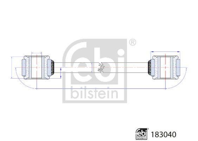 FEBI BILSTEIN 183040 Verbindungsstange für Mercedes-Benz