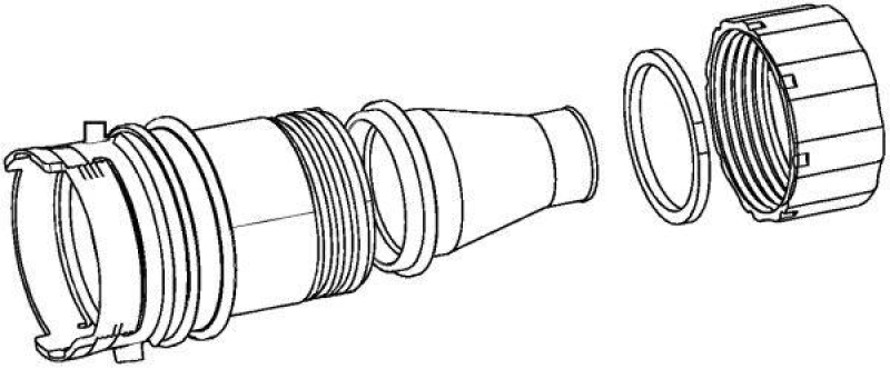 HELLA 9XX 340 884-001 Leitungsverbindersatz 15 polig, Rundstecker