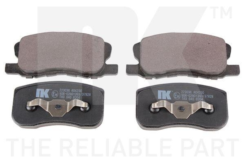 NK 223036 Bremsbelagsatz, Scheibenbremse f&uuml;r MITSUBISHI