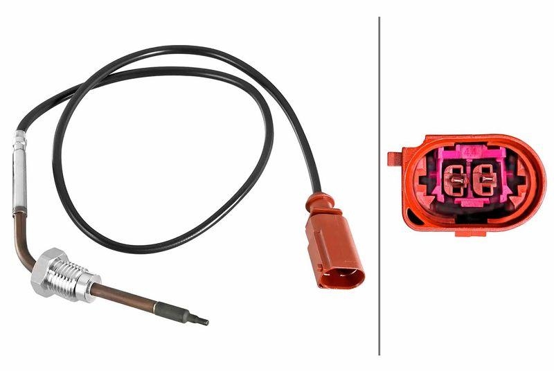 HELLA 6PT 010 376-861 Sensor, Abgastemperatur