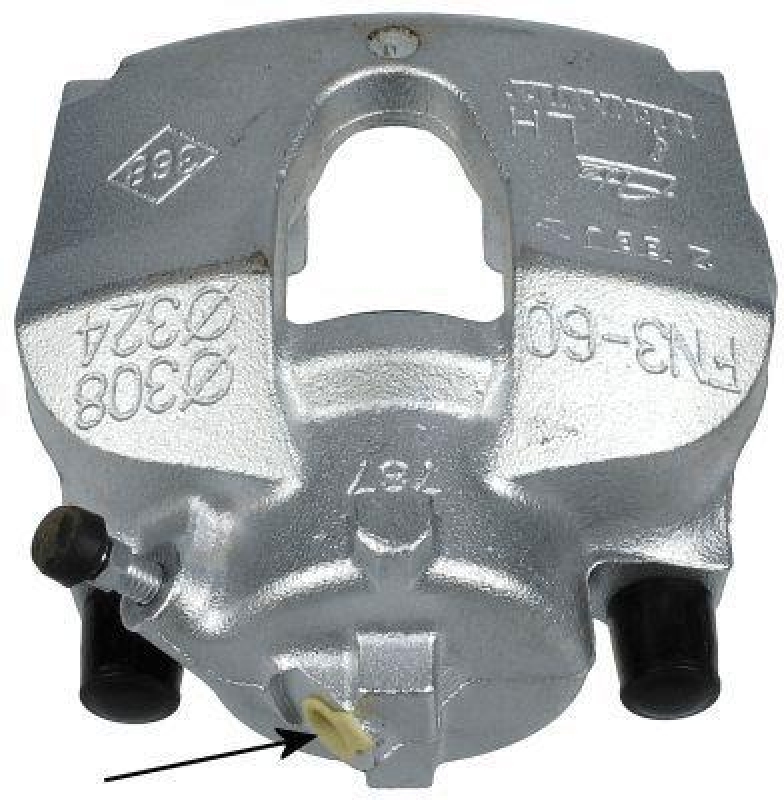 HELLA 8AC 355 393-091 Bremssattel f&uuml;r RENAULT