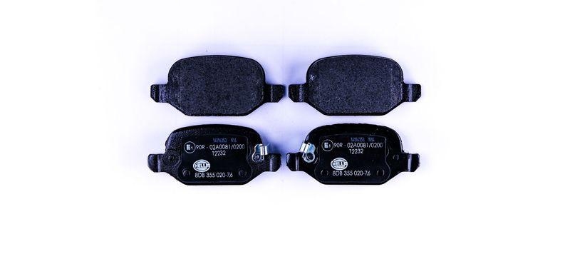 HELLA 8DB 355 020-761 Bremsbelagsatz, Scheibenbremsbelag f&uuml;r FIAT 500L (199_)