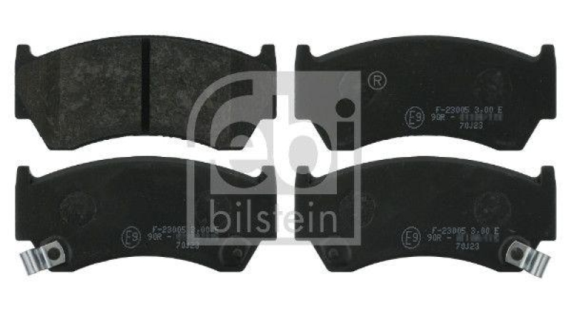 FEBI BILSTEIN 16267 Bremsbelagsatz f&uuml;r NISSAN