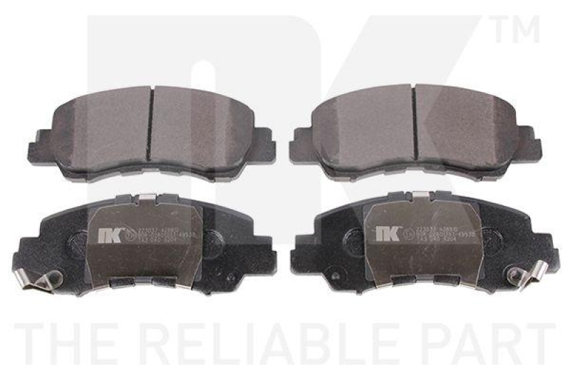 NK 223037 Bremsbelagsatz, Scheibenbremse f&uuml;r MITSUBISHI