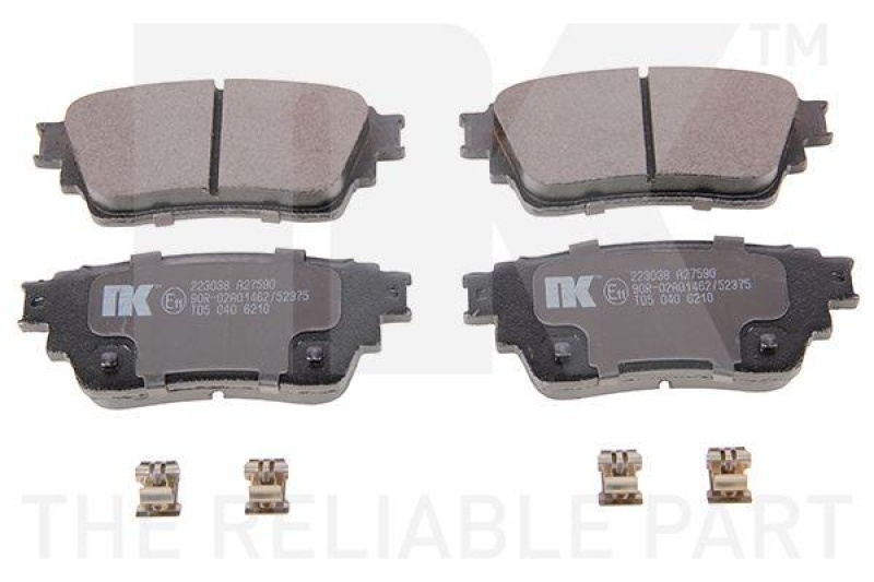 NK 223038 Bremsbelagsatz, Scheibenbremse f&uuml;r MITSUBISHI