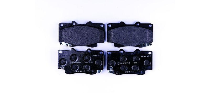 HELLA 8DB 355 020-811 Bremsbelagsatz, Scheibenbremsbelag f&uuml;r TOYOTA