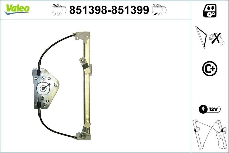 VALEO 851398 Fensterheber MINI Countryman (10>) h l