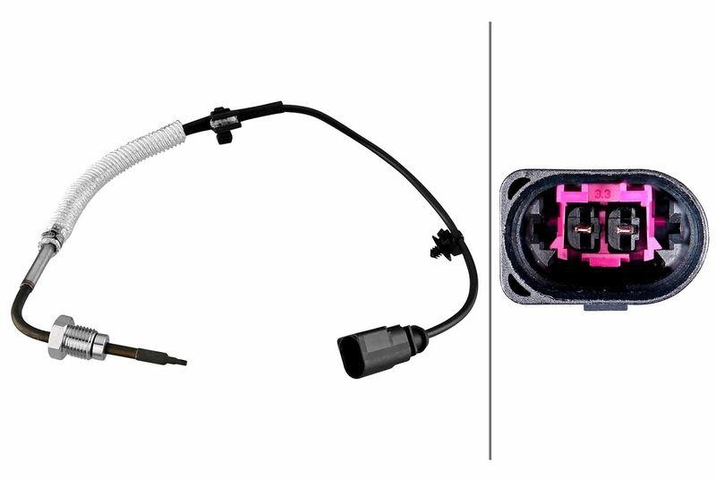 HELLA 6PT 010 376-901 Sensor, Abgastemperatur