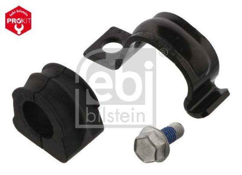 FEBI BILSTEIN 27318 Stabilisatorlagersatz mit Halter und Schraube f&uuml;r VW-Audi