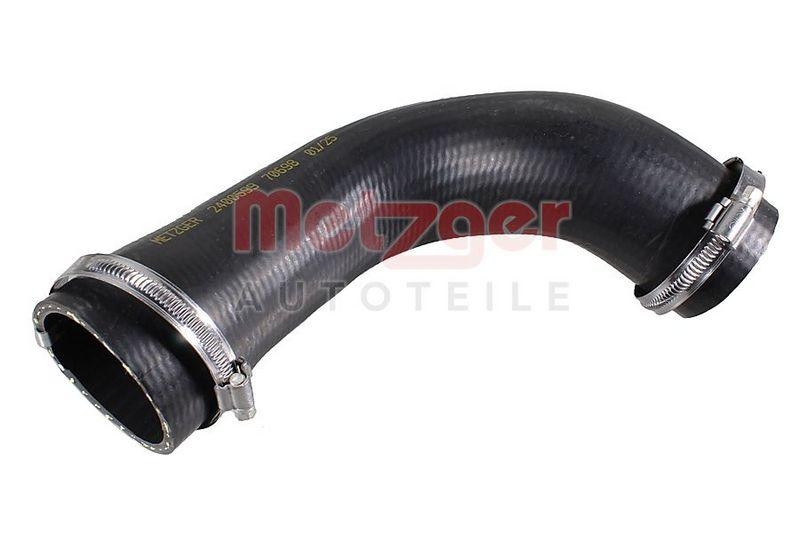METZGER 2400599 Ladeluftschlauch f&uuml;r VW UNTEN rechts MIT SCHELLEN