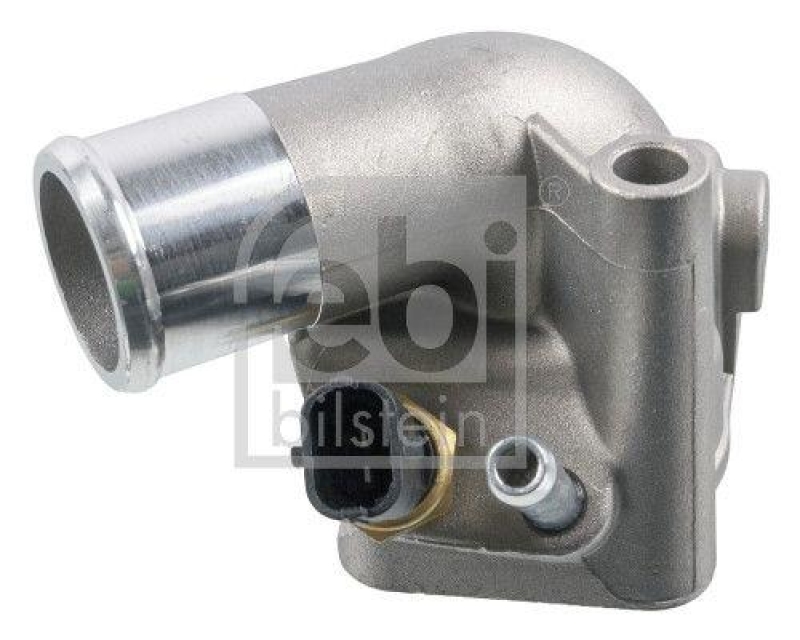 FEBI BILSTEIN 103708 Thermostat mit Gehäuse, Dichtung und Temperatursensor für Opel