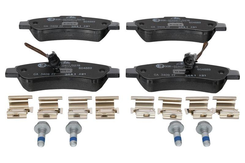 ATE 13.0460-4889.2 Belagsatz hinten f&uuml;r CITROEN JUMPER FIAT DUCATO