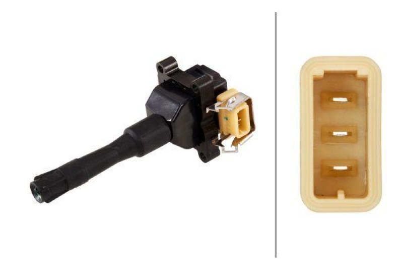 HELLA 5DA 193 175-541 Zündspule, 3 polig für BMW