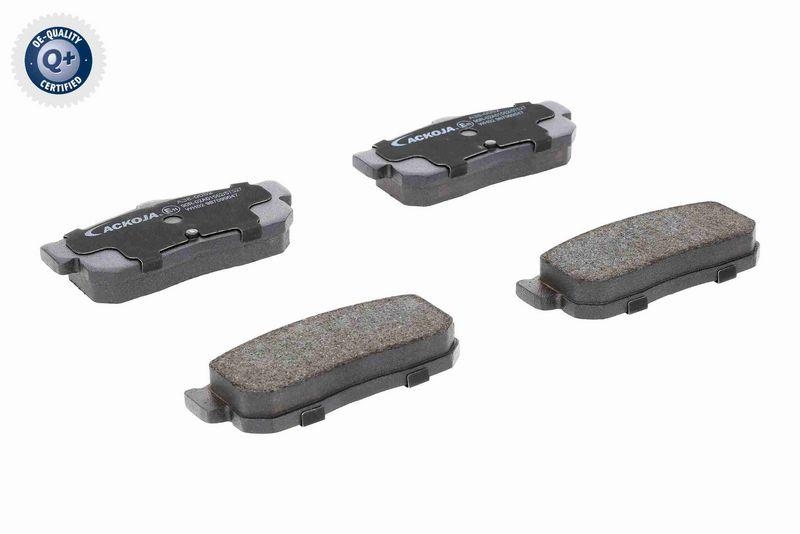 ACKOJA A38-0052 Bremsbelagsatz, Scheibenbremse Hinterachse - Sumitomo, mit Akustischer f&uuml;r NISSAN