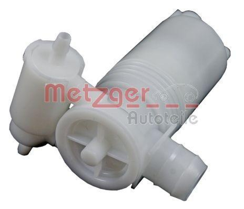 METZGER 2220072 Waschwasserpumpe, Scheibenreinigung f&uuml;r NISSAN vorne