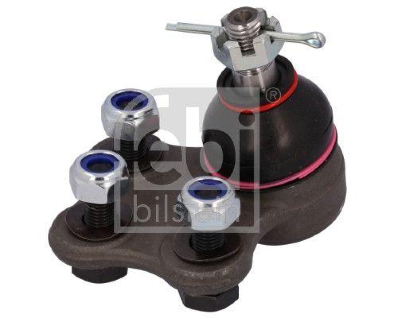 FEBI BILSTEIN 05170 Traggelenk mit Schrauben, Unterlegscheiben und Sicherungsmuttern f&uuml;r Opel