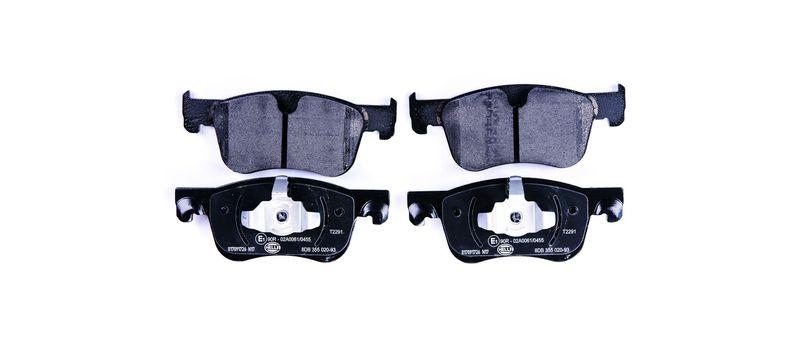 HELLA 8DB 355 020-931 Bremsbelagsatz, Scheibenbremsbelag f&uuml;r CITRO&Euml;N