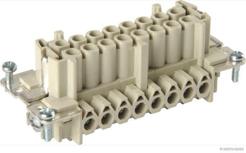 HERTH+BUSS 51305004 Buchseneinsatz, Geh&auml;use 16-polig, 500 V