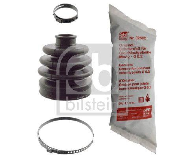 FEBI BILSTEIN 17082 Achsmanschettensatz mit Klemmschellen f&uuml;r NISSAN