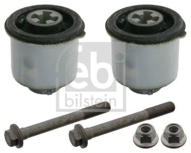 FEBI BILSTEIN 40631 Achskörperlagersatz mit Schrauben und Muttern für Ford