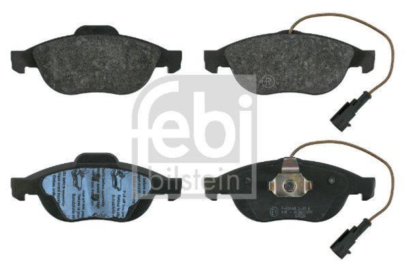 FEBI BILSTEIN 16293 Bremsbelagsatz f&uuml;r Alfa Romeo