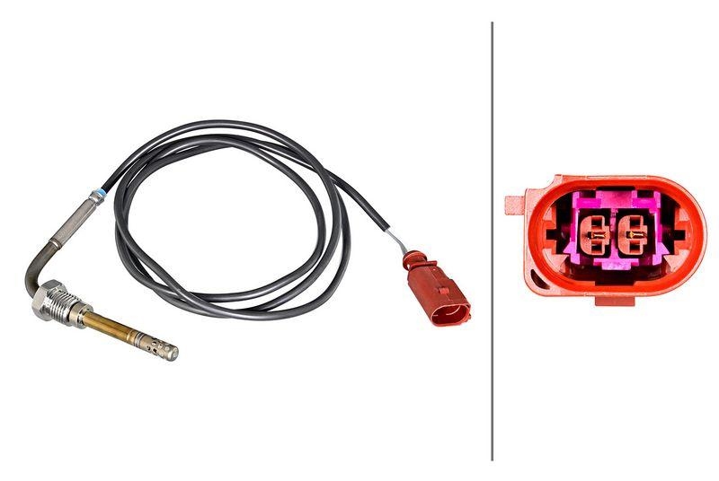 HELLA 6PT 010 376-991 Sensor, Abgastemperatur