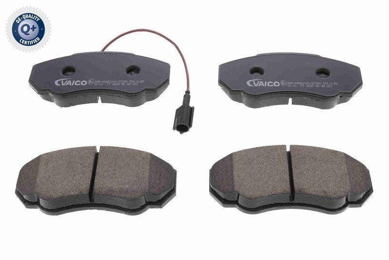 VAICO V42-4112 Bremsbelagsatz, Scheibenbremse Vorderachse Wva: 23917, 23918, Brembo f&uuml;r PEUGEOT