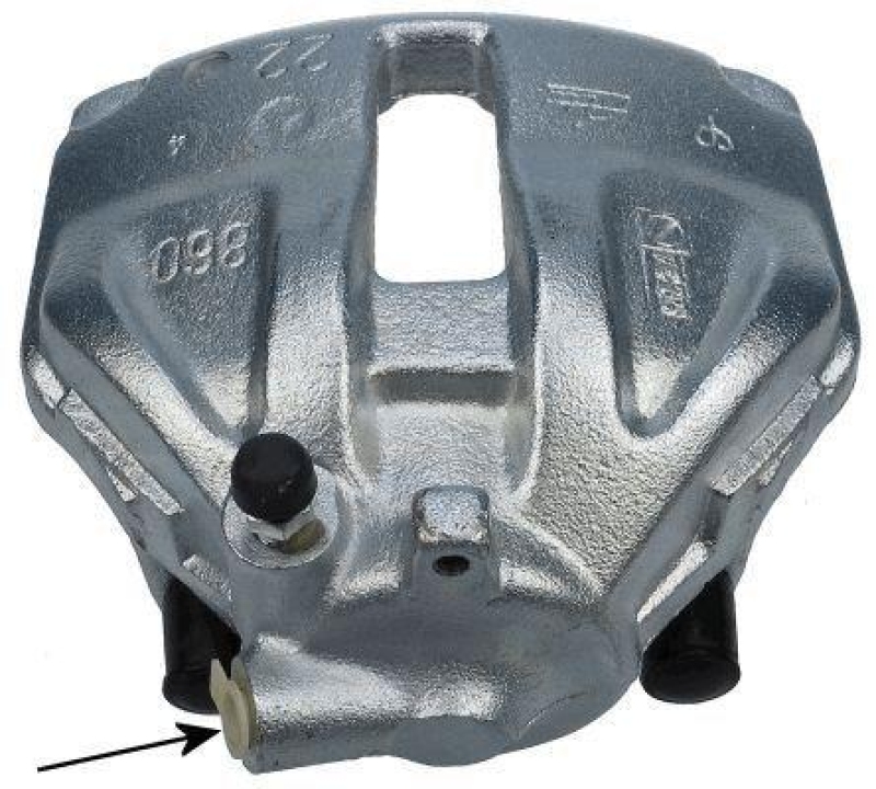 HELLA 8AC 355 393-301 Bremssattel f&uuml;r MB/VW