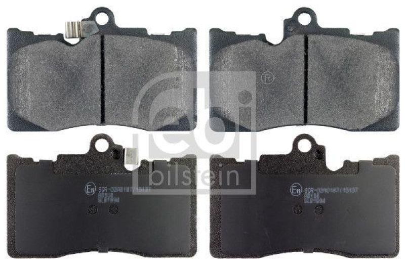 FEBI BILSTEIN 170668 Bremsbelagsatz f&uuml;r TOYOTA