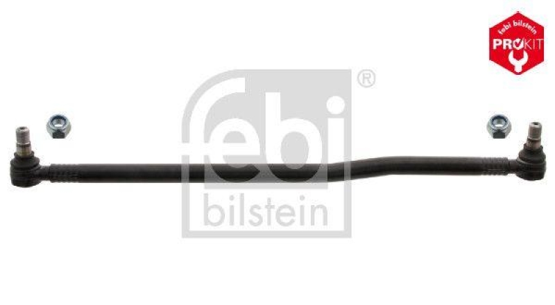FEBI BILSTEIN 28625 Lenkstange mit Sicherungsmuttern, vom 1. Lenkzwischenhebel zum 2. Lenkzwischenhebel f&uuml;r Mercedes-Benz