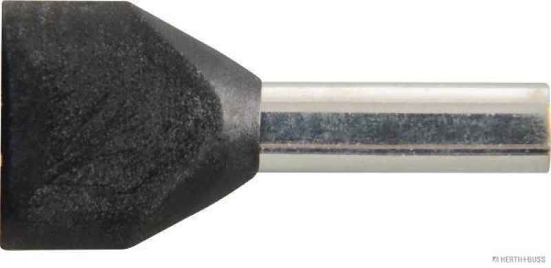 HERTH+BUSS 50252183 Quetschverbinder Kabelendhülse, 2 x 1,5 mm², schwarz