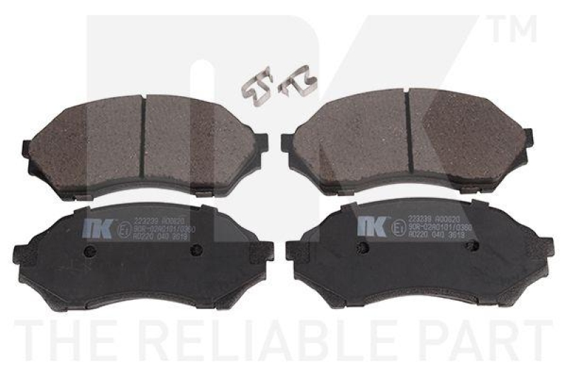 NK 223239 Bremsbelagsatz, Scheibenbremse f&uuml;r MAZDA