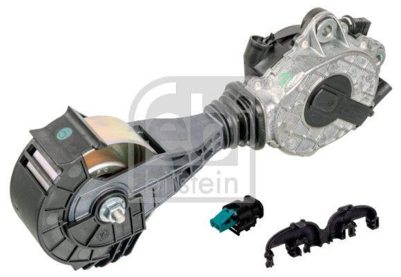 FEBI BILSTEIN 174376 Riemenspanner f&uuml;r Wasserpumpe, mit Anschlussbuchse f&uuml;r BMW