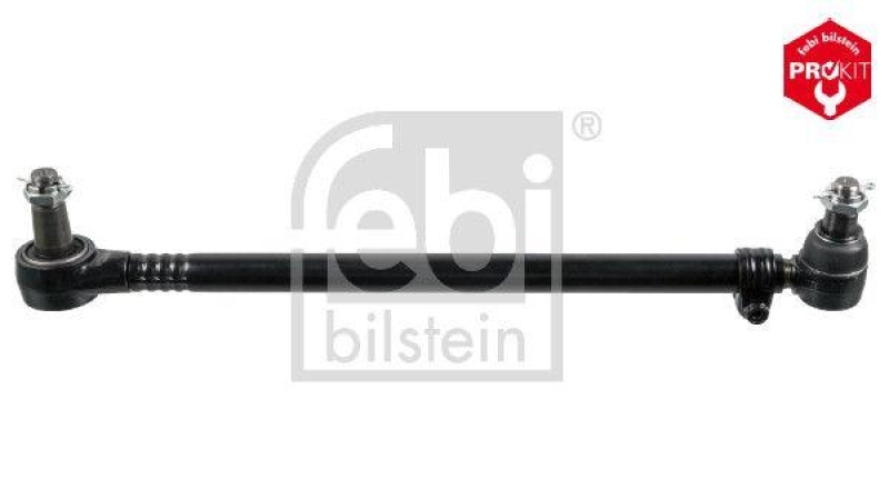 FEBI BILSTEIN 22647 Lenkstange mit Kronenmuttern und Splinten, vom Lenkgetriebe zur 1. Vorderachse f&uuml;r EVOBUS