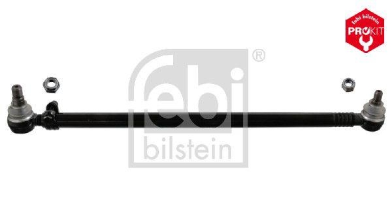 FEBI BILSTEIN 35555 Lenkstange mit Kronenmuttern und Splinten, vom Lenkgetriebe zur 1. Vorderachse f&uuml;r M A N