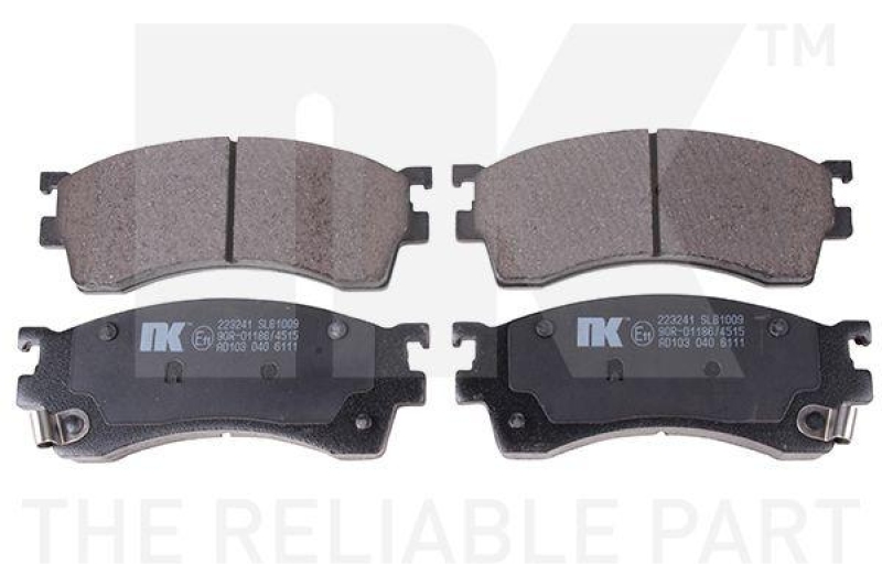 NK 223241 Bremsbelagsatz, Scheibenbremse f&uuml;r FORD USA, MAZDA