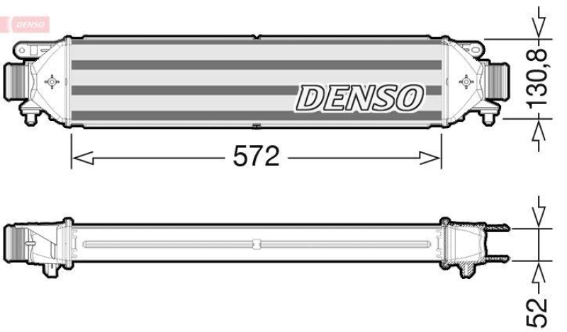 DENSO DIT09103 Ladeluftk&uuml;hler FIAT DOBLO MPV (263_) 1.6 D Multijet (263AXD1B) (10- )
